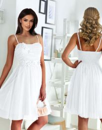 Rochie - cod 89456 - alb
