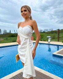 Rochie - cod 00910 - 2 - alb