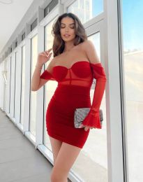 Rochie - cod 501555 - 2 - rosu