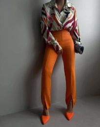 Pantaloni - cod 00102 - 4 - portocaliu