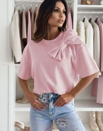 Bluza - cod 100666 - roz deschis