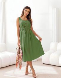 Rochie - cod 8661 - verde unt
