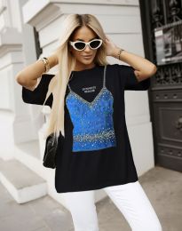 Tricou - cod 19830 - negru