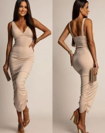 Rochie - cod 72896 - bej