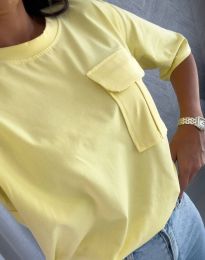 Tricou - cod 56610_1 - galben