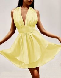 Rochie - cod 26586 - galben