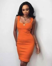 Rochie - cod 21587 - portocaliu