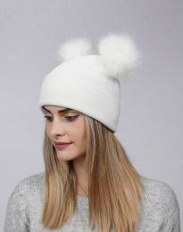 Pălărie/Căciulă - cod H1801 - alb