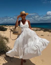 Rochie - cod 82816 - alb