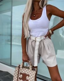 Pantaloni scurți - cod 23350 - bej