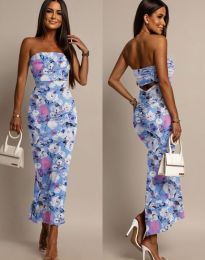 Rochie - cod 63836 - cer albastru