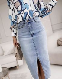 Fusta - cod 2096-1 - cer albastru