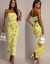 Rochie - cod 63836 - galben