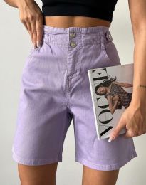 Pantaloni scurți - cod 12422 - 1 - violet 