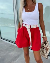 Pantaloni scurți - cod 23350 - rosu