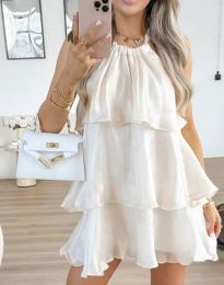 Rochie - cod 67365 - alb