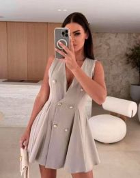 Rochie - cod 62216 - bej