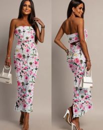 Rochie - cod 63836 - alb