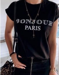 Tricou - cod 32170 - negru