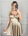 Rochie - cod 37706 - auriu