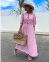 Rochie - cod 63044 - roz pal