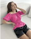 Bluza - cod 64676 - ciclamă