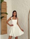Rochie - cod 62980 - alb