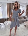 Rochie - cod 250936 - gri