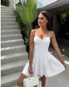 Rochie - cod 63290 - alb