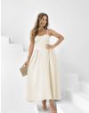 Rochie - cod 64066 - șampanie