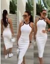 Rochie - cod 25180 - alb