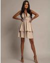 Rochie - cod 90946 - bej