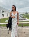 Rochie - cod 64116 - alb