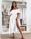 Rochie - cod 82796 - alb