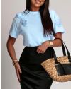Tricou - cod 100051 - albastru deschis