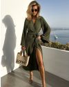 Rochie - cod 65680 - verde unt