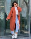Cardigan- cod 9280 - cupru maro
