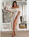 Rochie - cod 82796 - ecru