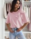 Bluza - cod 100666 - roz deschis
