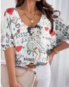 Bluza - cod 8221 - multicolor