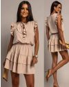 Rochie - cod 91636 - bej