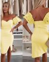 Rochie - cod 63176 - galben