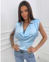 Bluza - cod 58844 - albastru deschis