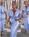 Rochie - cod 352336 - cer albastru