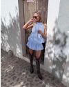 Rochie - cod 26889 - cer albastru