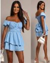 Rochie - cod 25160 - cer albastru