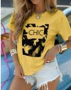 Tricou - cod 60056 - galben