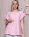Bluza - cod 11523 - roz deschis
