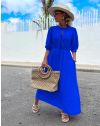 Rochie - cod 63044 - albastru închis