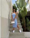 Rochie - cod 25180 - cer albastru
